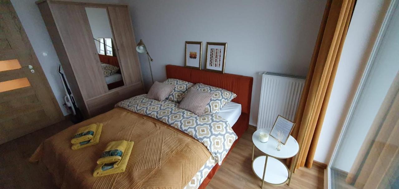 Apartament Bursztynowy Modern Tower Gdynia Kültér fotó